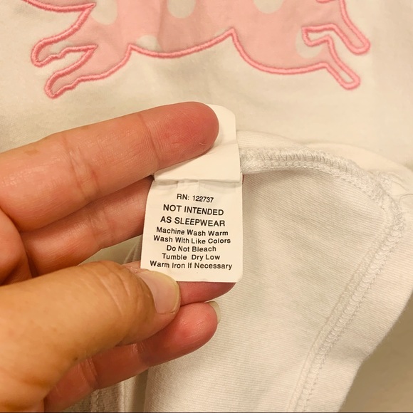 Chasing Fireflies Size 8 Short sleeve Bunny Shirt - Picture 8 of 10